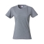 Modern lichtgewicht dames T-shirt grijsmelange,l