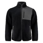 Teddy fleece sweater Kingsley zwart,l