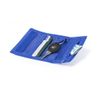 Portemonnee met sleutelhanger blauw