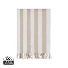 VINGA Ornos hamam gezinshanddoek beige/wit