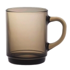 Theeglas Versaille 250 ml sepia bruin