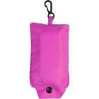 Opvouwbare draagtas met karabijnhaakje roze