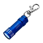 Sleutelhanger met aluminium zaklampje