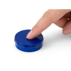 Rond metalen snoepblikje rood