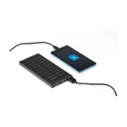 ABS en aluminium zonne oplader zwart