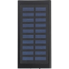ABS en aluminium zonne oplader zwart