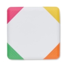 Markeerstift 4 kleuren Squarie wit