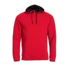 Clique classic hoody rood,4xl