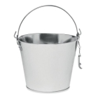Metalen bieremmer 4L Bucky mat zilver