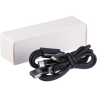 Nylon oplaadkabel Leif kobaltblauw
