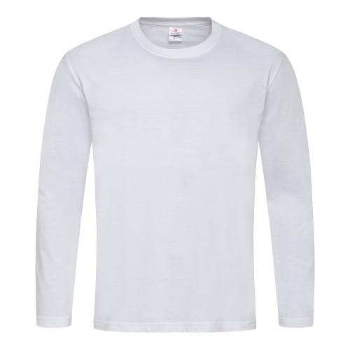 T-shirt Classic bedrukken met logo wit,l