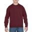 Gildan kids sweater maroon,l