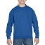 Gildan kids sweater royal blue,l