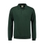 Sweatshirt Polo Collar forest green,4xl