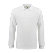 Sweatshirt Polo Collar wit,4xl