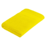Handdoek 140x70 cm geel