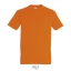 Klassiek heren T-shirt  oranje,l