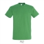 Klassiek heren T-shirt  kelly green,l