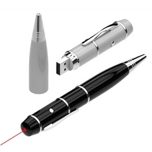 Luxe USB pen Laserpointer zwart,-4gb