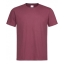 T-shirt Classic burgundy red,2xs