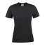 Modern licht dames T-shirt zwart,l