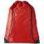 Premium polyester rugzak rood