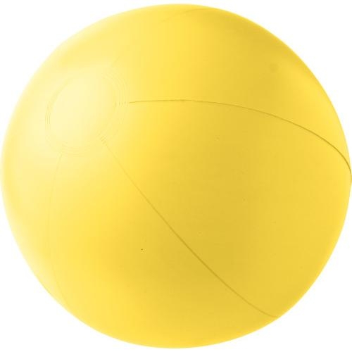 Strandbal opblaasbaar geel