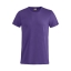 Basic T-shirt Junior  helder lila,130-140