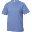 Basic T-shirt Junior  lichtblauw,110-120