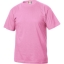 Basic T-shirt Junior  helder roze,130-140