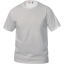 Basic T-shirt Junior  zilvergrijs,130-140