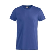 Basic-T bodyfit T-shirt blauw,3xl