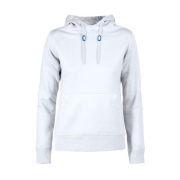 Printer Fastpitch Hooded Sweater dames wit,l