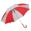 Automatische paraplu Dance rood/wit