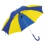 Automatische paraplu Dance blauw/geel
