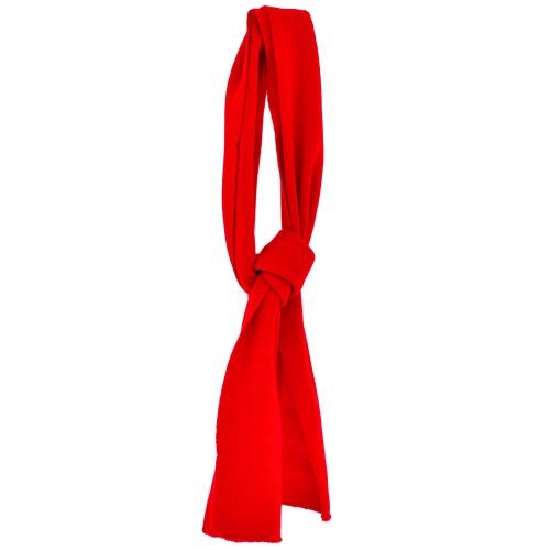 Gebreide promo sjaal rood