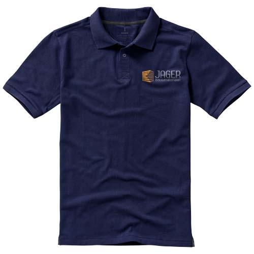 Calgary herenpolo korte mouwen navy,l
