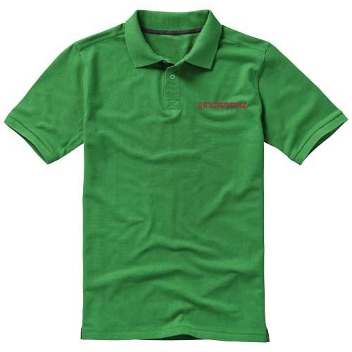 Calgary herenpolo korte mouwen fern green,l
