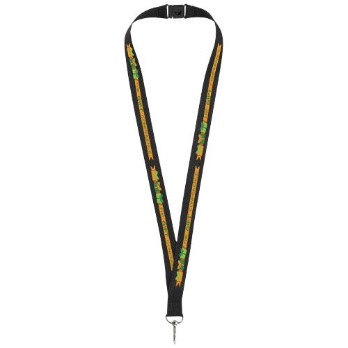 Lanyard met veiligheidssluiting Lago zwart