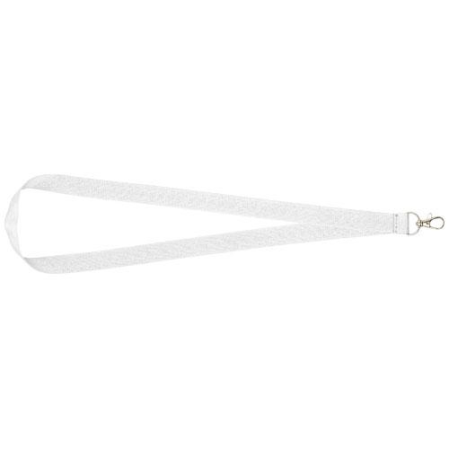 Impey lanyard met haak wit