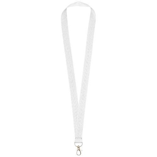 Impey lanyard met haak wit