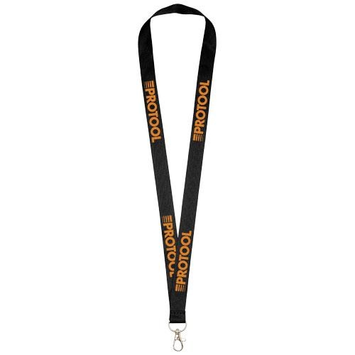 Impey lanyard met haak zwart