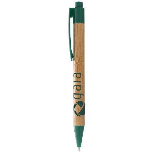 Borneo bamboe balpen naturel/groen