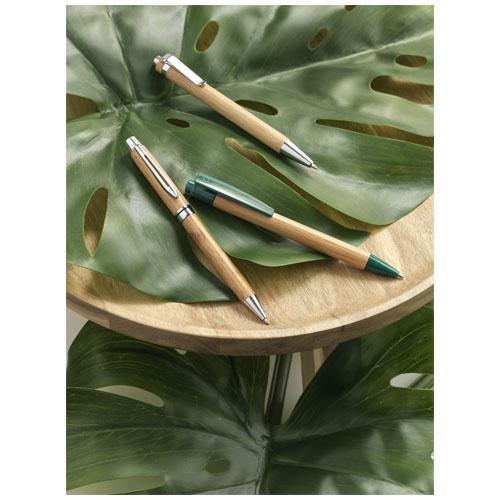 Borneo bamboe balpen naturel/zwart