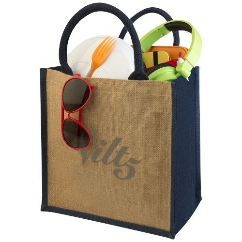 Chennai jute draagtas 16L naturel/navy