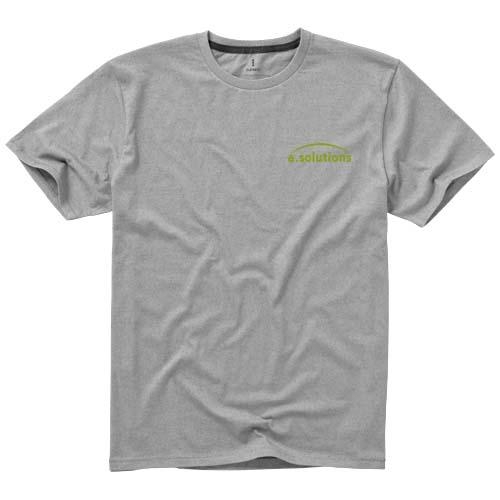 Nanaimo heren t-shirt korte mouw grijs gemeleerd,l