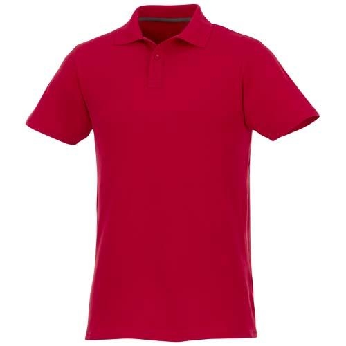 Helios herenpolo korte mouw rood,2xl