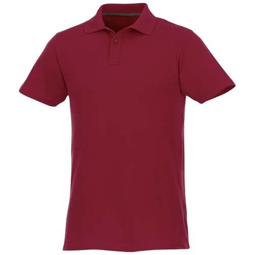 Helios herenpolo korte mouw bordeaux,l