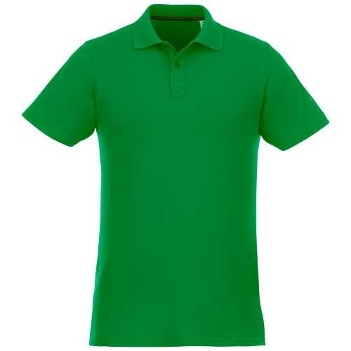 Helios herenpolo korte mouw groen,l