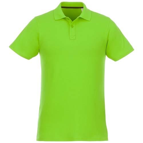 Helios herenpolo korte mouw appelgroen,m